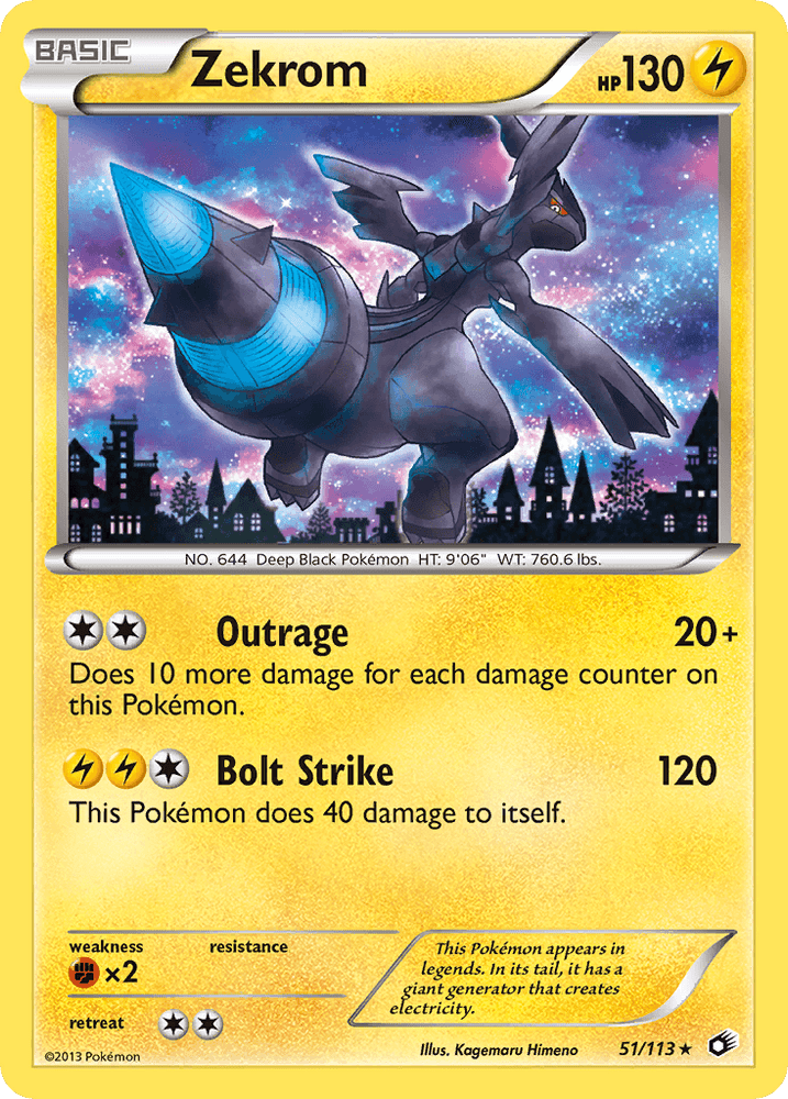 Zekrom (51/113) [Black & White: Legendary Treasures] (Online Only)