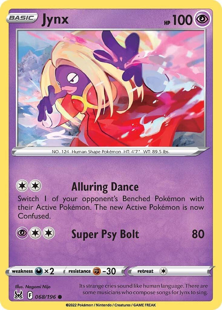 Jynx (068/196) [Sword & Shield: Lost Origin] (Online Only)