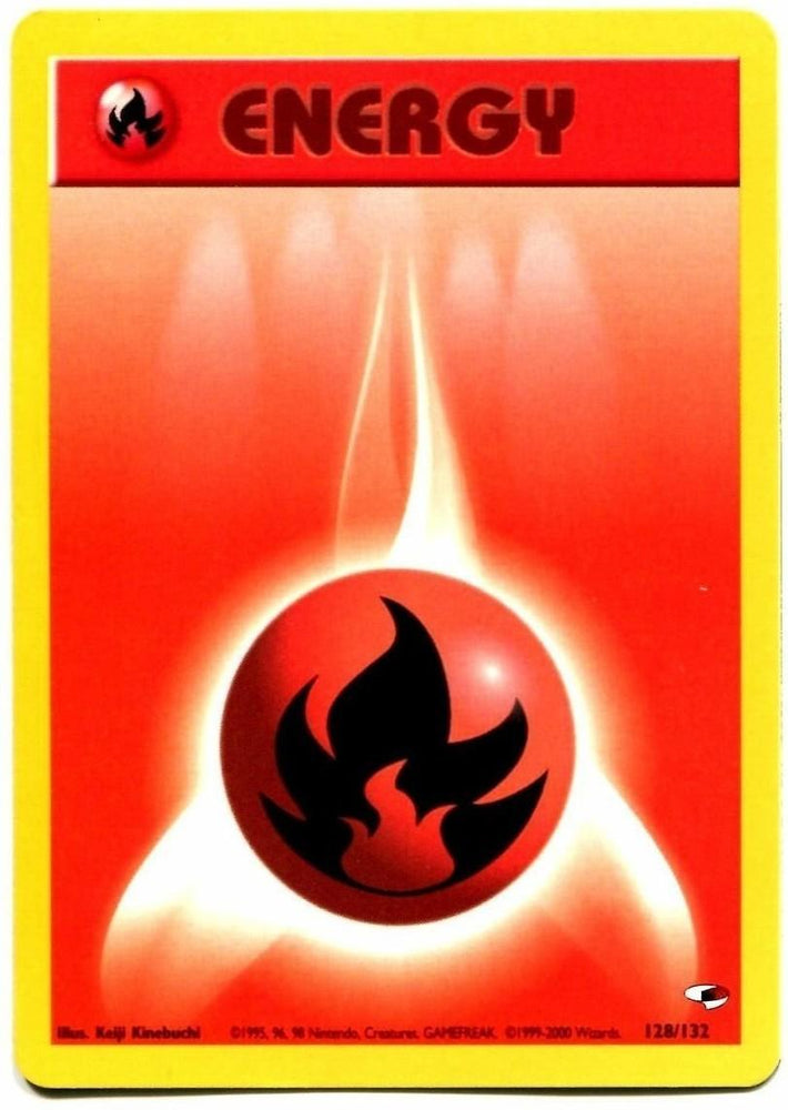 Fire Energy (128/132) [Gym Heroes Unlimited] (Online Only)
