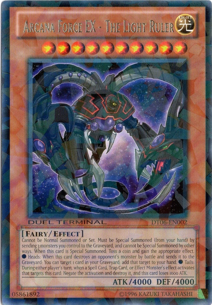 Arcana Force EX - The Light Ruler [DT06-EN002] Common (ONLINE ORDER ONLY)