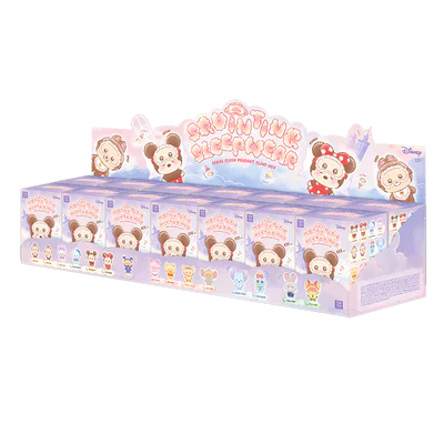 [In Stock] MINISO Disney Squinting Sleepwear Series Plush Keychains Gift Blind Box (ONLINE ORDER ONLY)