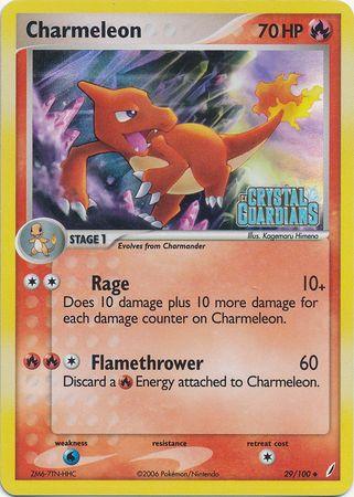 Charmeleon (29/100) (Stamped) [EX: Crystal Guardians] (Online Only)