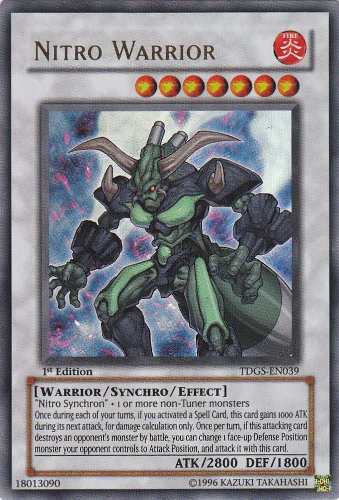 Nitro Warrior [TDGS-EN039] Ultra Rare (ONLINE ORDER ONLY)