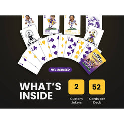 Minnesota Vikings All-Time Greats Playing Cards - 54 Card Deck