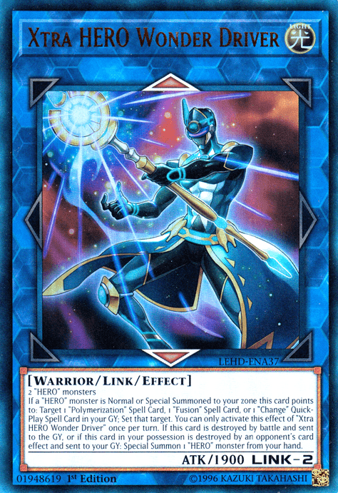 Xtra Hero Wonder Driver [LEHD-ENA37] Ultra Rare (ONLINE ORDER ONLY)