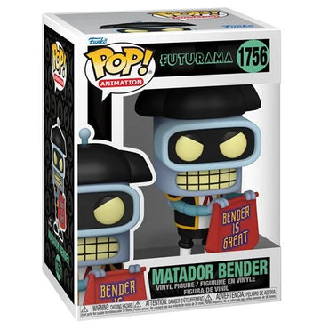 Futurama Matador Bender Funko Pop! Vinyl Figure #1756 (ONLINE ORDER ONLY)