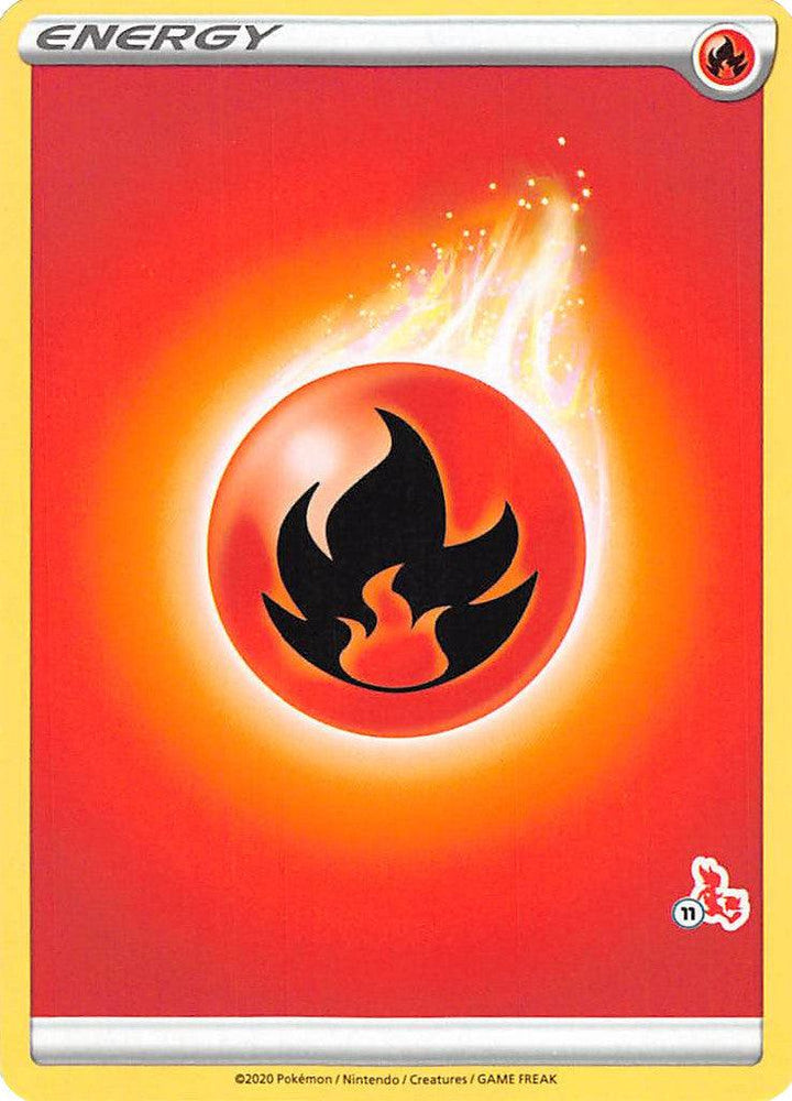 Fire Energy (Cinderace Stamp #11) [Battle Academy 2022] (Online Only)