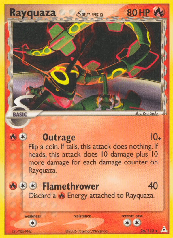 Rayquaza (26/110) (Delta Species) [EX: Holon Phantoms] (Online Only)