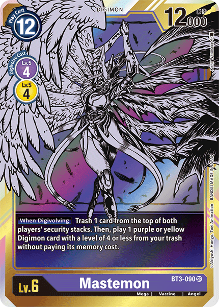 Mastemon [BT3-090] (Alternate Art) [Release Special Booster Ver.1.5] (ONLINE ORDER ONLY)