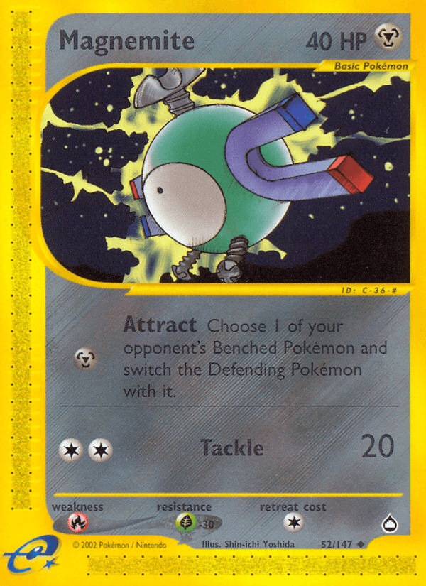 Magnemite (52/147) [Aquapolis] (Online Only)