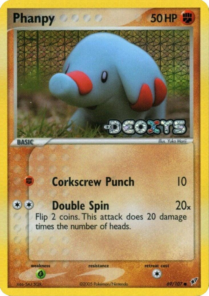 Phanpy (69/107) (Stamped) [EX: Deoxys] (Online Only)