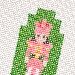 Cotswold Co Designs - Hand Painted Nutcracker 4” Needlepoint Canvas 13 Mesh (ONLINE ORDER ONLY)
