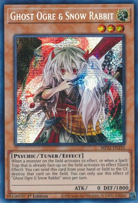 Ghost Ogre & Snow Rabbit [MP22-EN255] Prismatic Secret Rare (ONLINE ORDER ONLY)