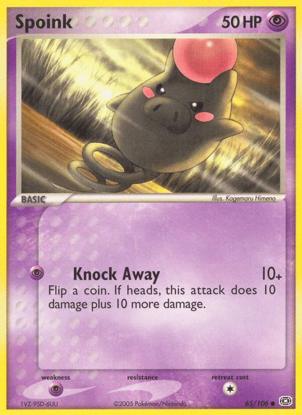 Spoink (65/106) [EX: Emerald] (Online Only)