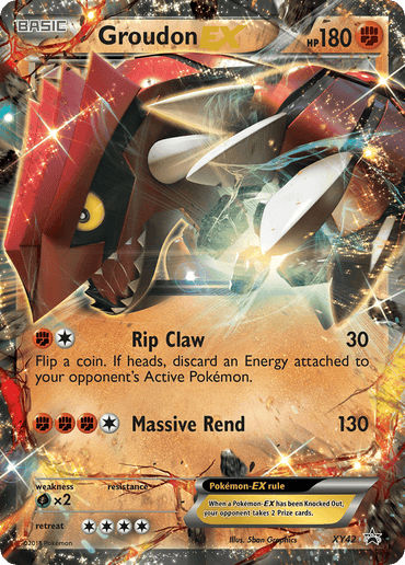 Groudon EX (XY42) [XY: Black Star Promos] (Online Only)