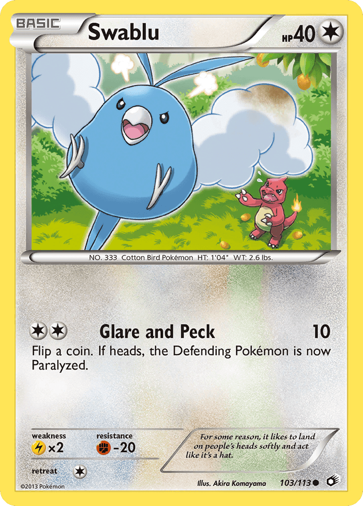 Swablu (103/113) [Black & White: Legendary Treasures] (Online Only)