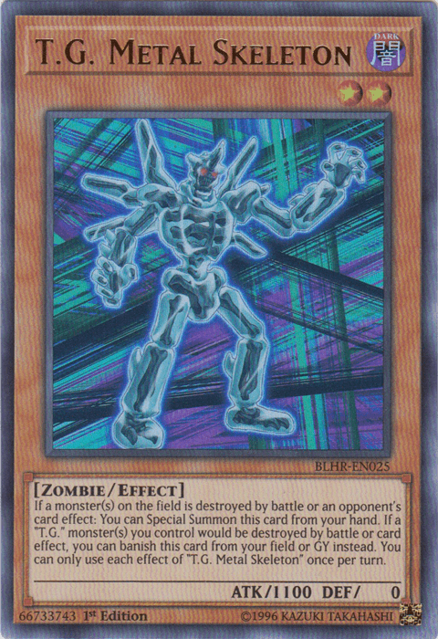 T.G. Metal Skeleton [BLHR-EN025] Ultra Rare (ONLINE ORDER ONLY)