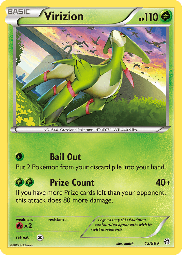 Virizion (12/98) [XY: Ancient Origins] (Online Only)