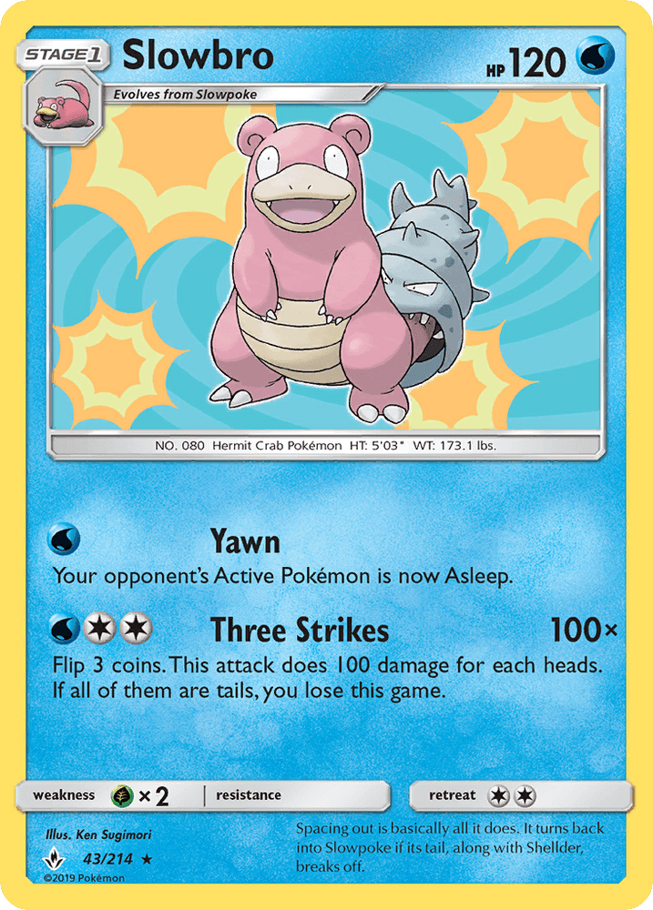 Slowbro (43/214) [Sun & Moon: Unbroken Bonds] (Online Only)