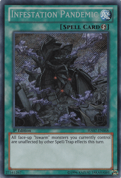 Infestation Pandemic [HA07-EN068] Secret Rare (ONLINE ORDER ONLY)