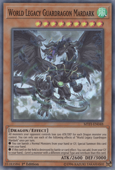 World Legacy Guardragon Mardark [MYFI-EN048] Super Rare (ONLINE ORDER ONLY)