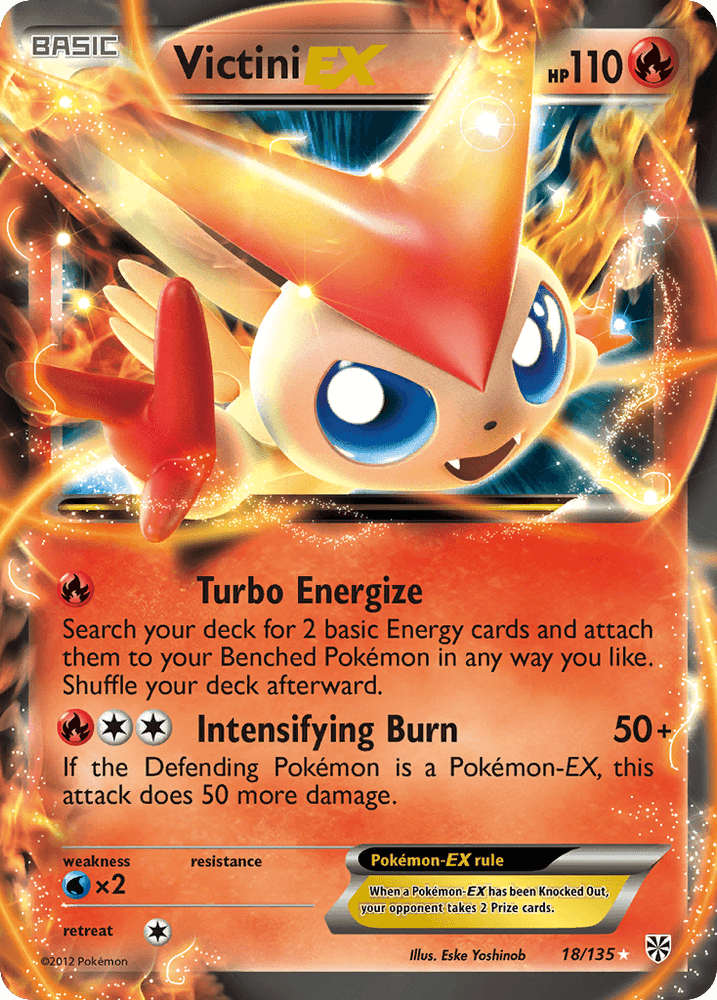 Victini EX (18/135) [Black & White: Plasma Storm] (Online Only)