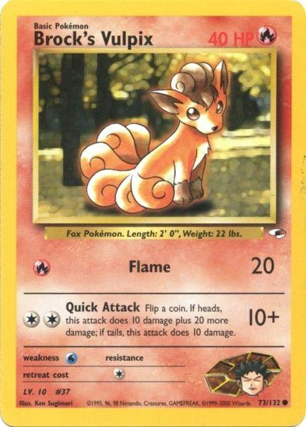 Brock's Vulpix (73/132) [Gym Heroes Unlimited] (Online Only)