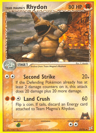 Team Magma's Rhydon (22/95) [EX: Team Magma vs Team Aqua] (Online Only)