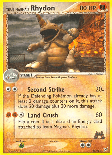 Team Magma's Rhydon (22/95) [EX: Team Magma vs Team Aqua] (Online Only)