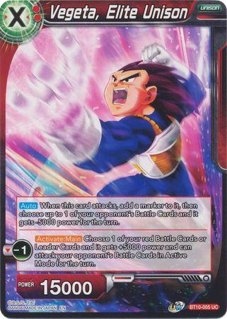 Vegeta, Elite Unison (BT10-005) [Rise of the Unison Warrior 2nd Edition] (ONLINE ORDER ONLY)