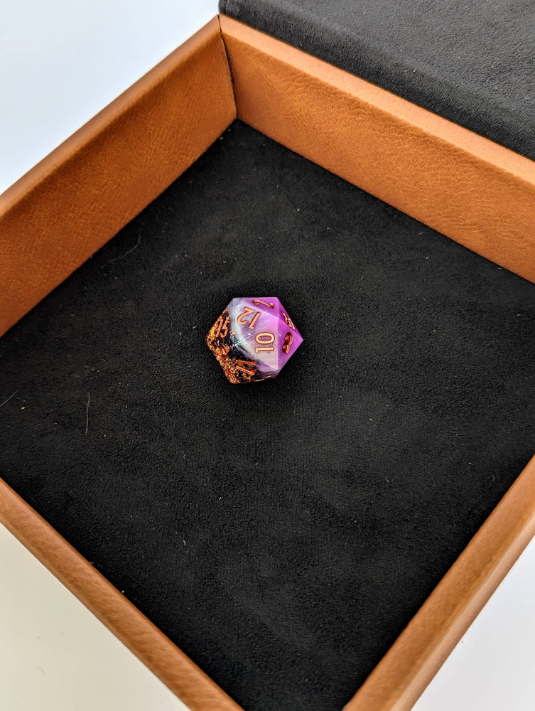 D20 Swords - Vegan Leather Dice Box (ONLINE ORDER ONLY)