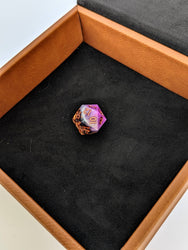 D20 Swords - Vegan Leather Dice Box (ONLINE ORDER ONLY)