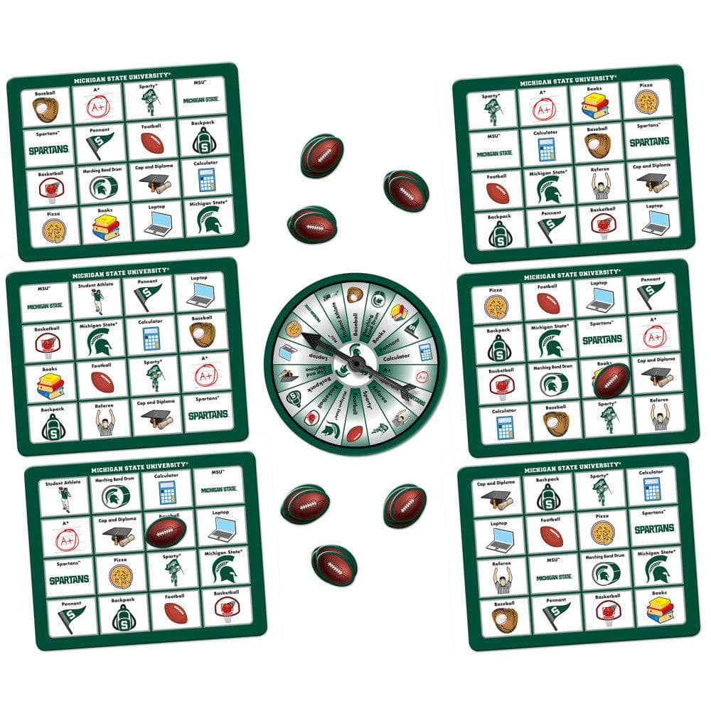 Michigan State Spartans NCAA Bingo Game (ONLINE ORDER ONLY)