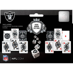 Las Vegas Raiders - 2-Pack Playing Cards & Dice Set