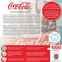 Coca-Cola - Photomosaic Bottles 1000 Piece Jigsaw Puzzle (ONLINE ORDER ONLY)