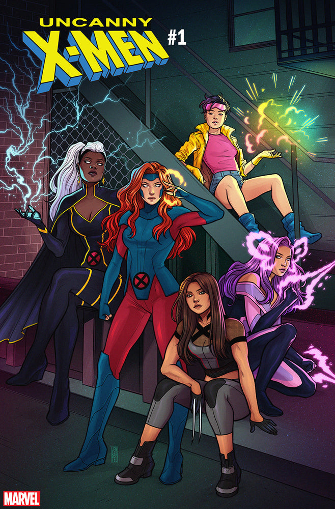UNCANNY X-MEN #1 Marvel 1:50 Jen Bartel Variant x-23 Psylocke Jubilee Storm Jean Grey (11/14/2018) (ONLINE ORDER ONLY)