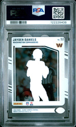 Graded 2024 Panini Clearly Donruss Jayden Daniels #52 Rookie RC Football Card PSA 9 Mint (ONLINE ORDER ONLY)