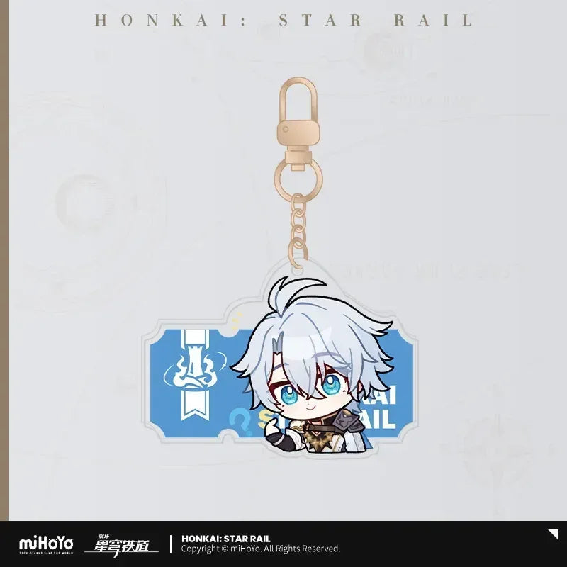 Honkai: Star Rail Pom-Pom Exhibition Series Acrylic Keychain