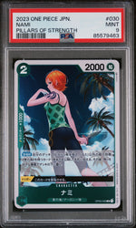 2023 ONE PIECE JAPANESE PILLARS OF STRENGTH NAMI #30 - PSA MINT 9 (Online Order Only)