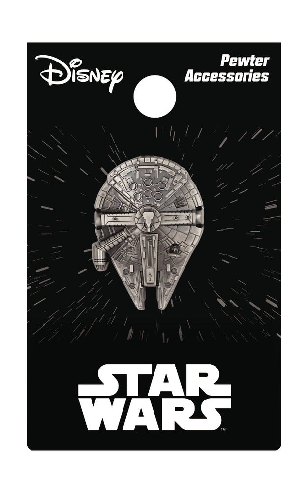 Star Wars Millennium Falcon 1" Pewter Pin (Online Order Only)