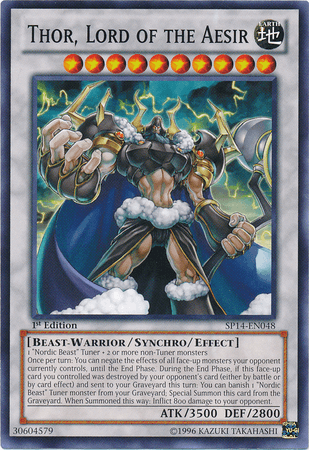 Thor, Lord of the Aesir [SP14-EN048] Common (ONLINE ORDER ONLY)