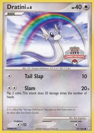 Dratini (91/146) (City Championship Promo) [Diamond & Pearl: Legends Awakened] (Online Only)