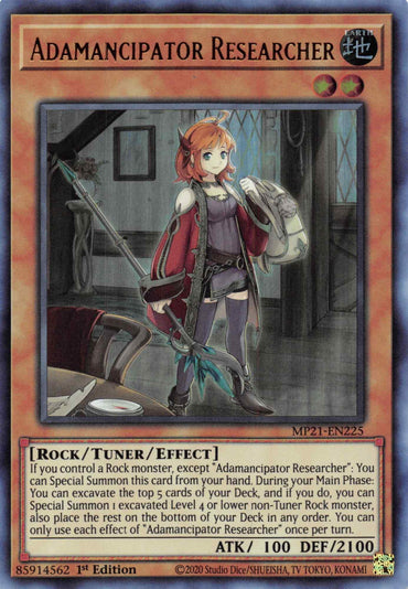 Adamancipator Researcher [MP21-EN225] Ultra Rare (ONLINE ORDER ONLY)