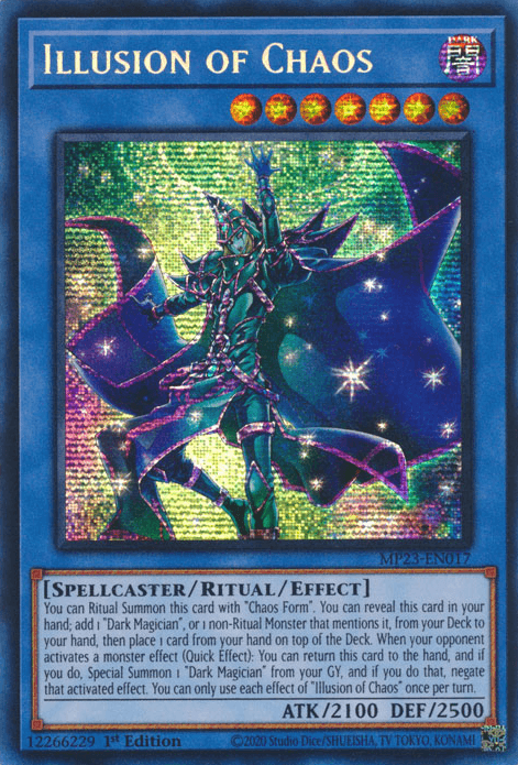 Illusion of Chaos [MP23-EN017] Prismatic Secret Rare (ONLINE ORDER ONLY)