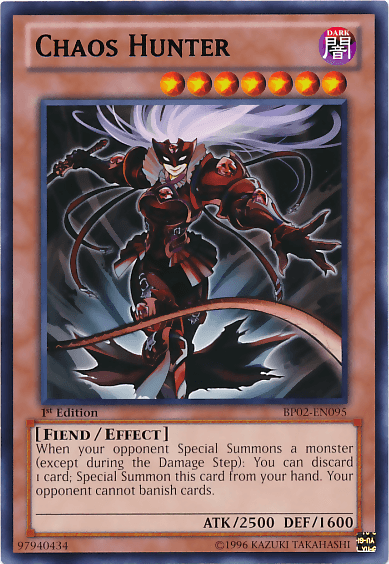 Chaos Hunter [BP02-EN095] Mosaic Rare (ONLINE ORDER ONLY)