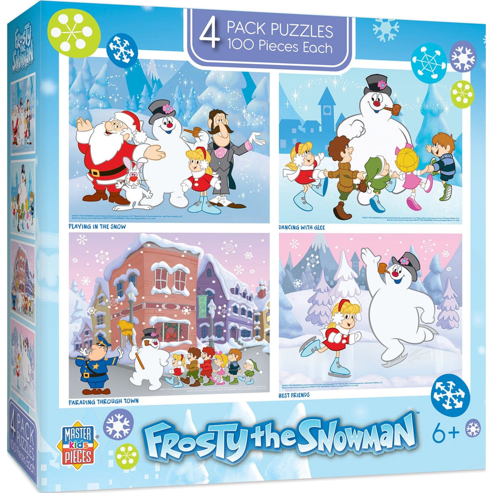 Frosty the Snowman 4-Pack 100 Piece Jigsaw Puzzles (ONLINE ORDER ONLY)