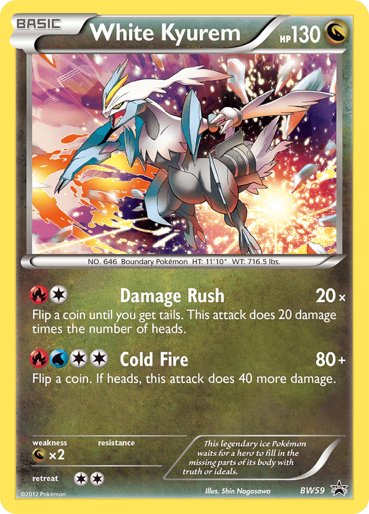 White Kyurem (BW59) [Black & White: Black Star Promos] (Online Only)