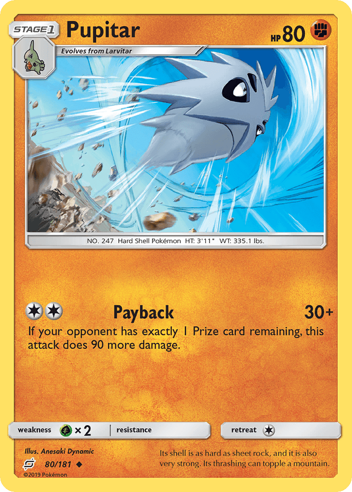 Pupitar (80/181) [Sun & Moon: Team Up] (Online Only)