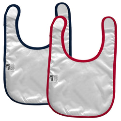 New England Patriots - Baby Bibs 2-Pack - Red & Navy (ONLINE ORDER ONLY)