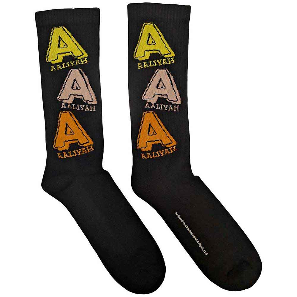 Aaliyah - Tricolour Logo [Socks] (ONLINE ORDER ONLY)